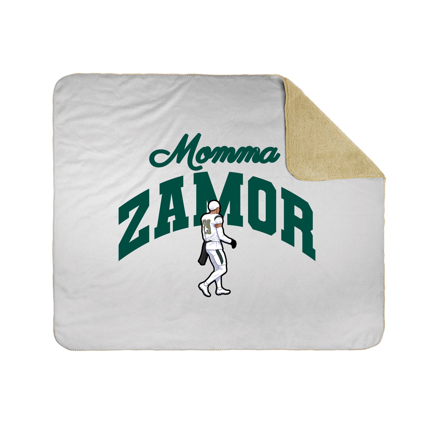 Throw Blanket — Mothers Day Arch in White