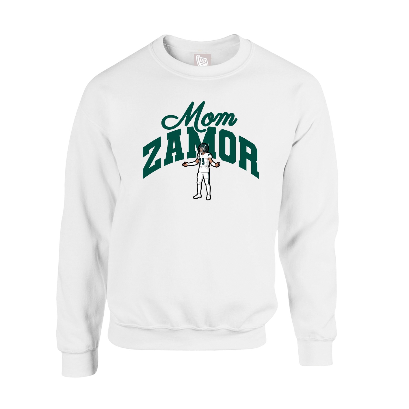 Fleece Crew — Mothers Day Arch in White