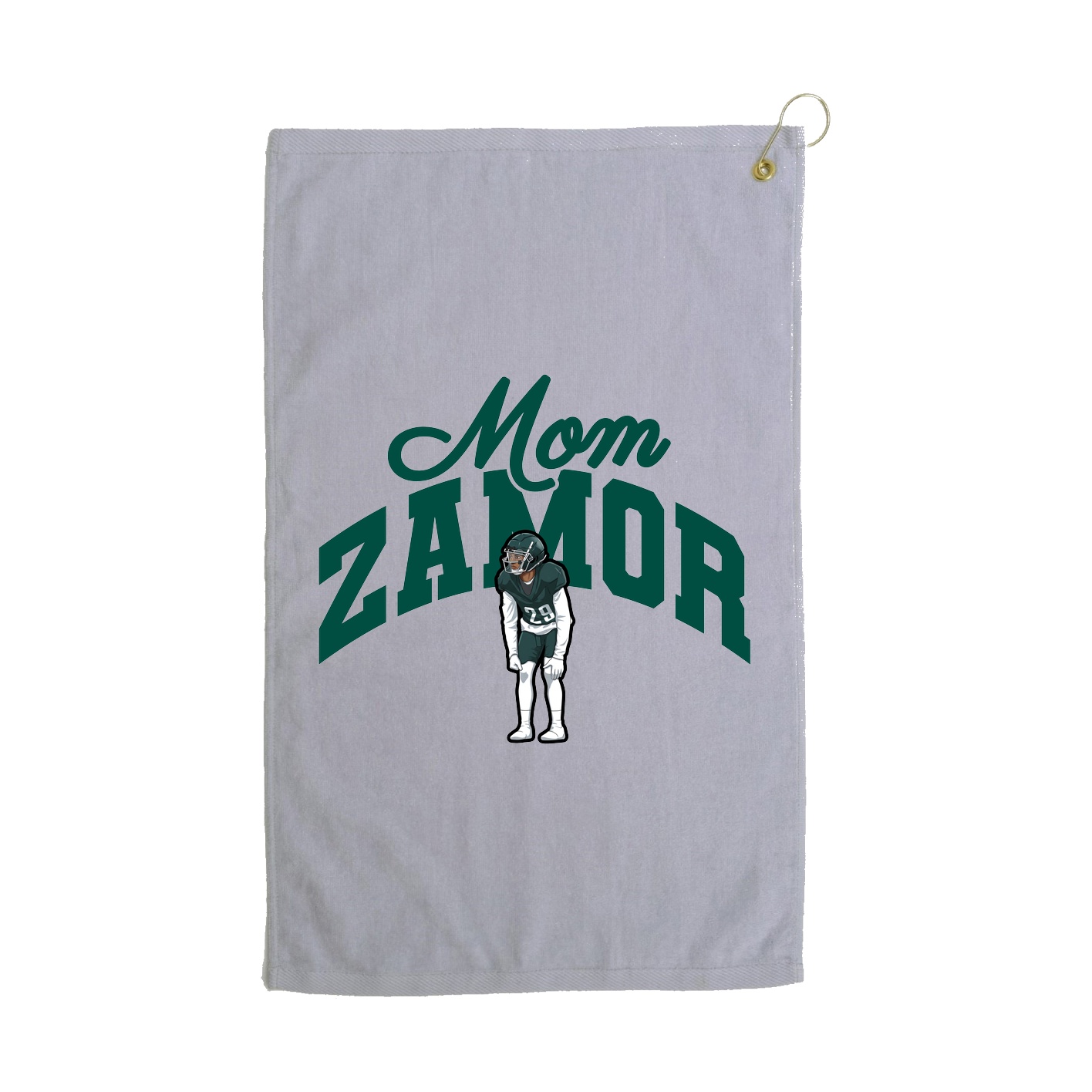 Golf Towel — Mothers Day Arch in Grey