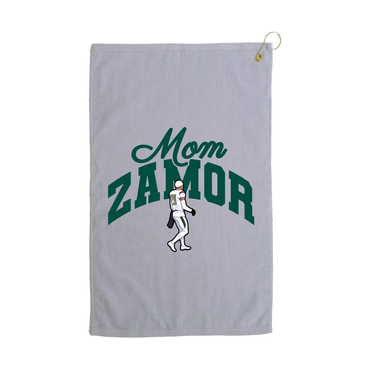 Golf Towel — Mothers Day Arch in Grey