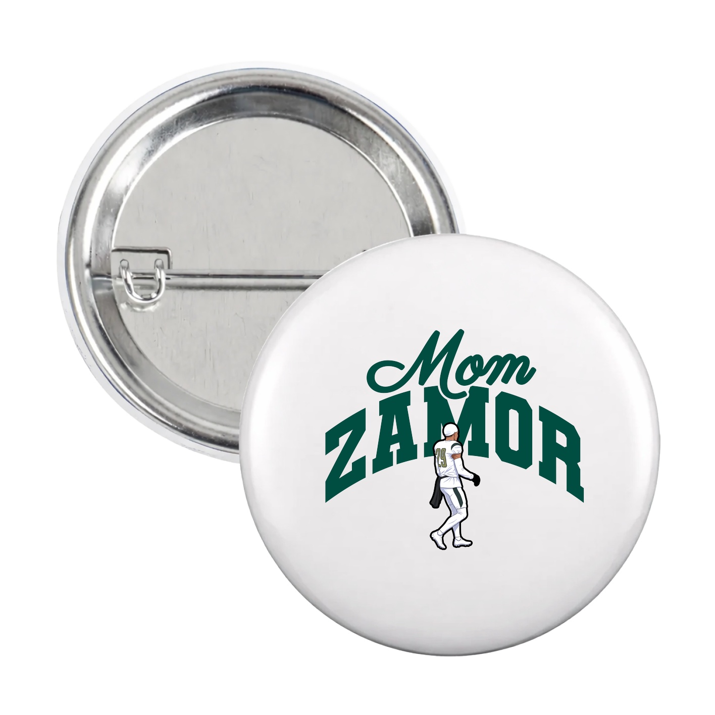 Game Day Button — Mothers Day Arch in White