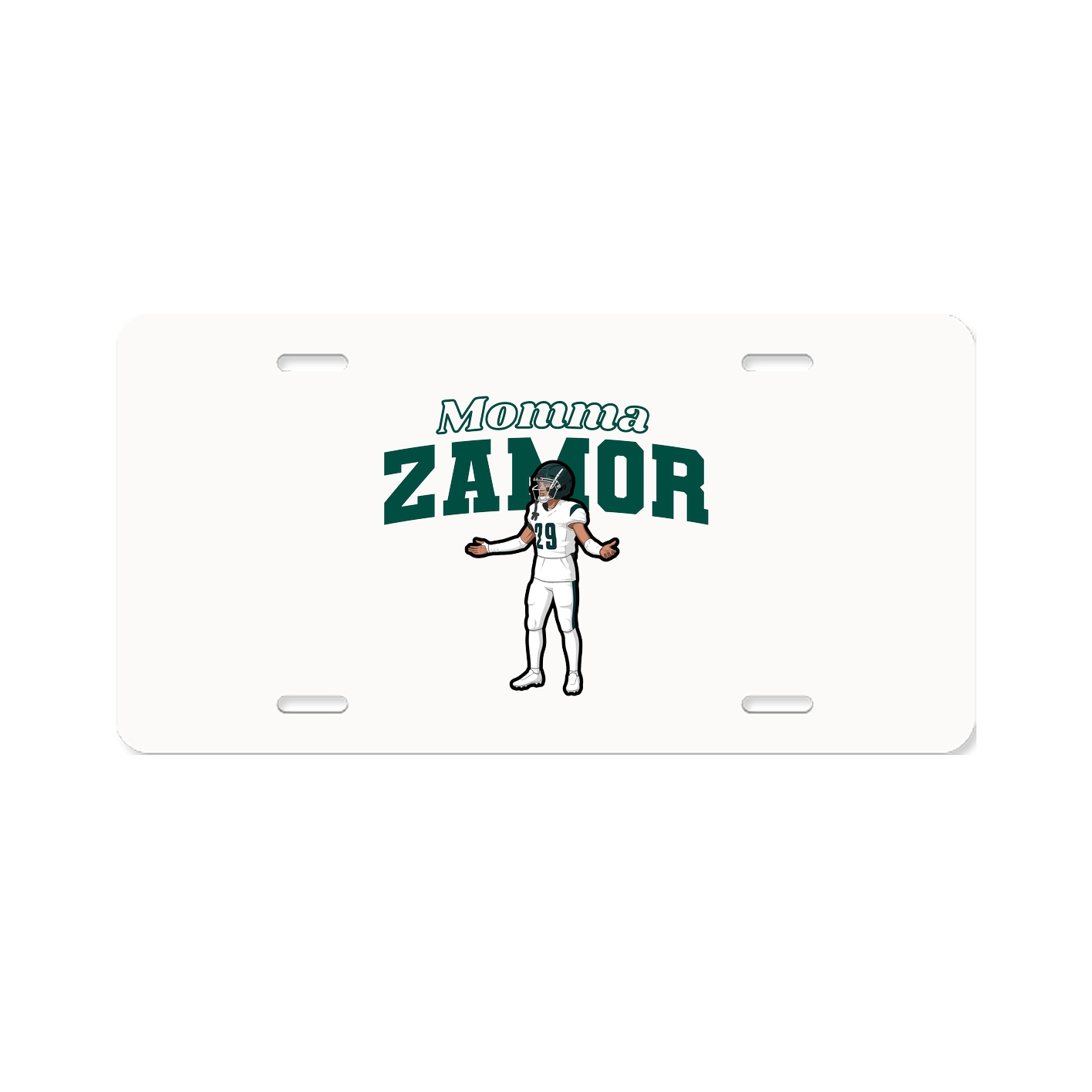 License Plate — Mothers Day Block in Classic