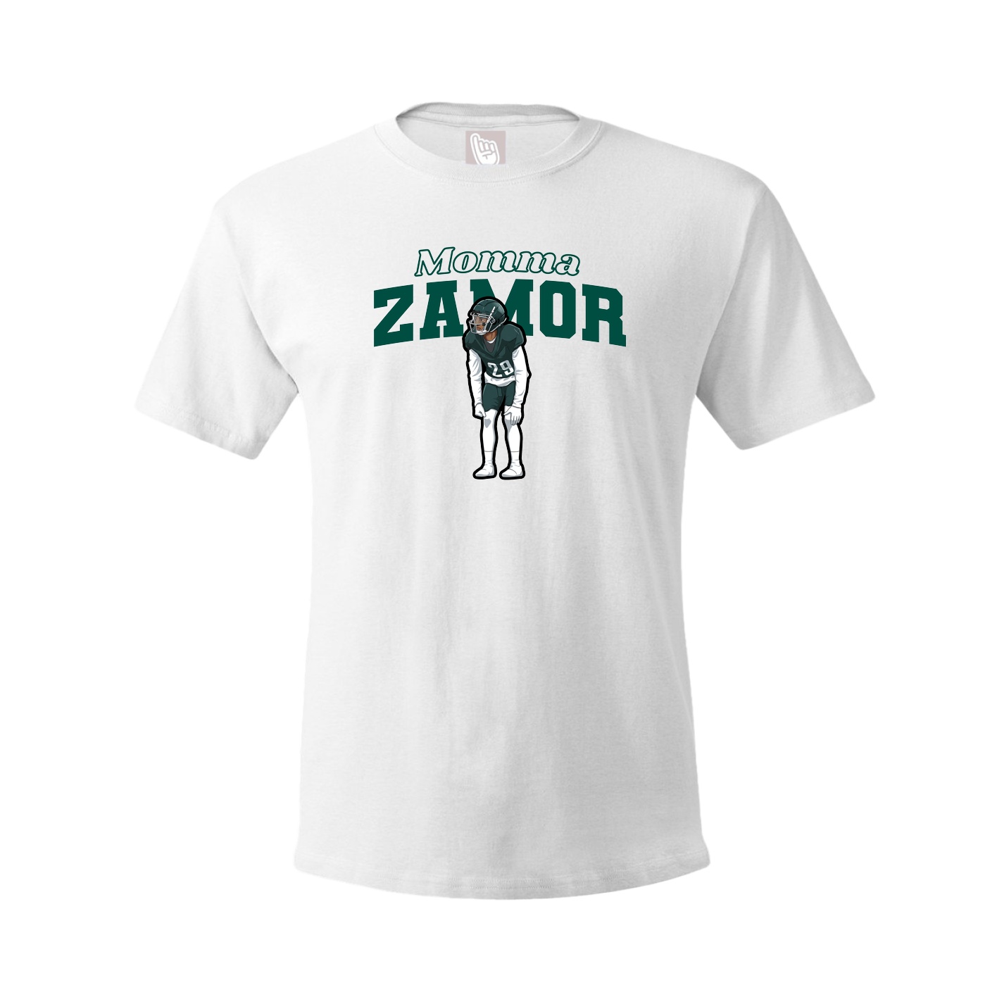 Youth Tee — Mothers Day Block in White