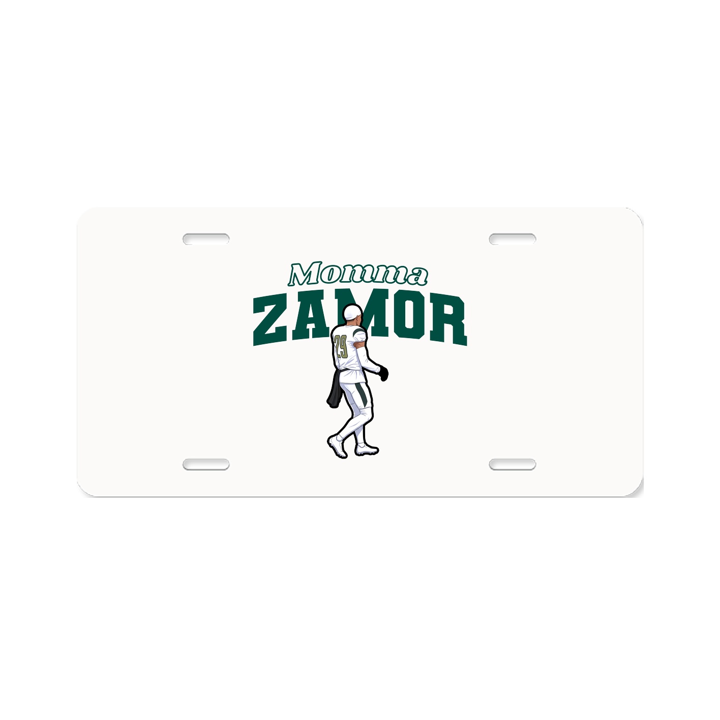 License Plate — Mothers Day Block in Classic