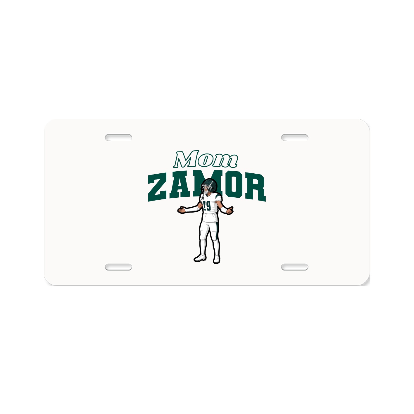 License Plate — Mothers Day Block in Classic