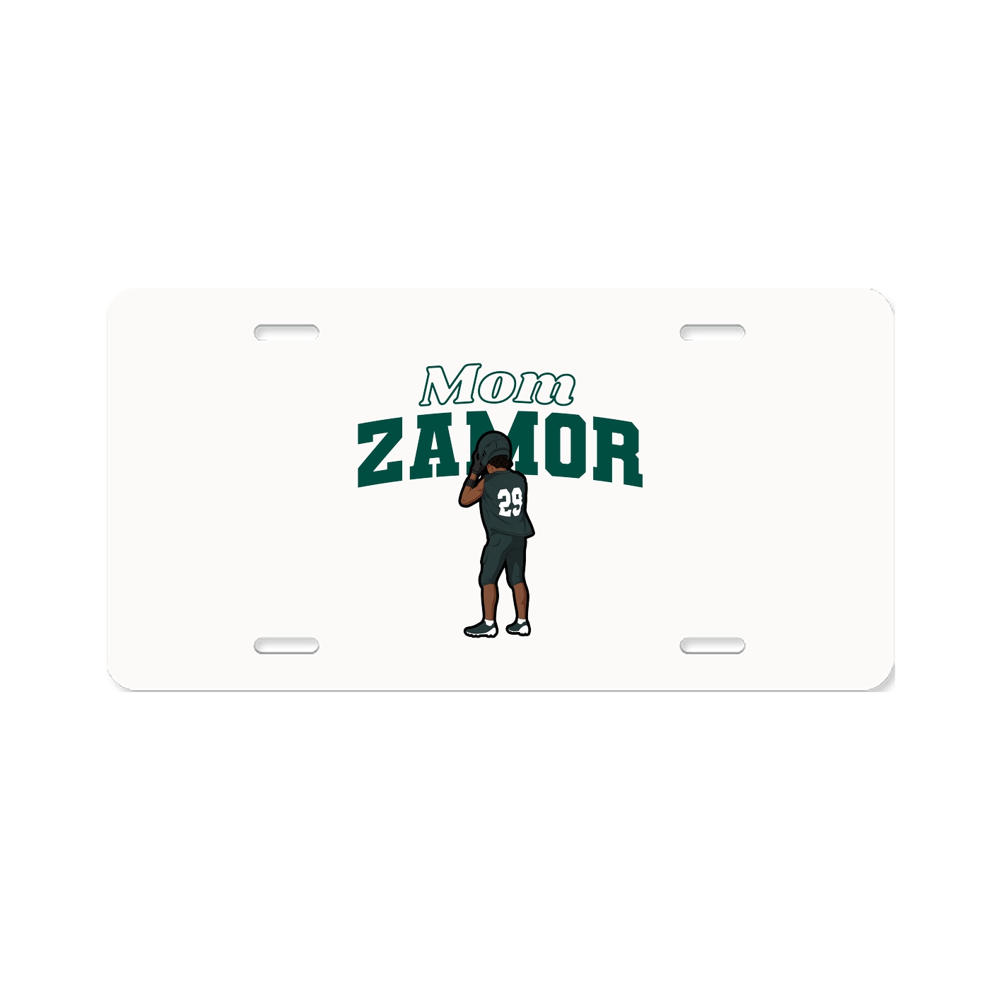 License Plate — Mothers Day Block in Classic