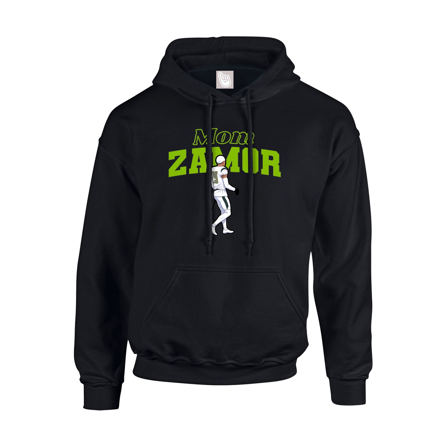 Youth Hoodie — Mothers Day Block in Black