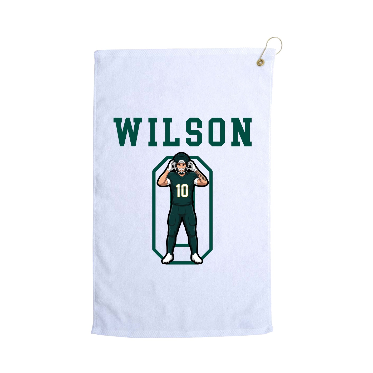 Golf Towel — Shirsey in White