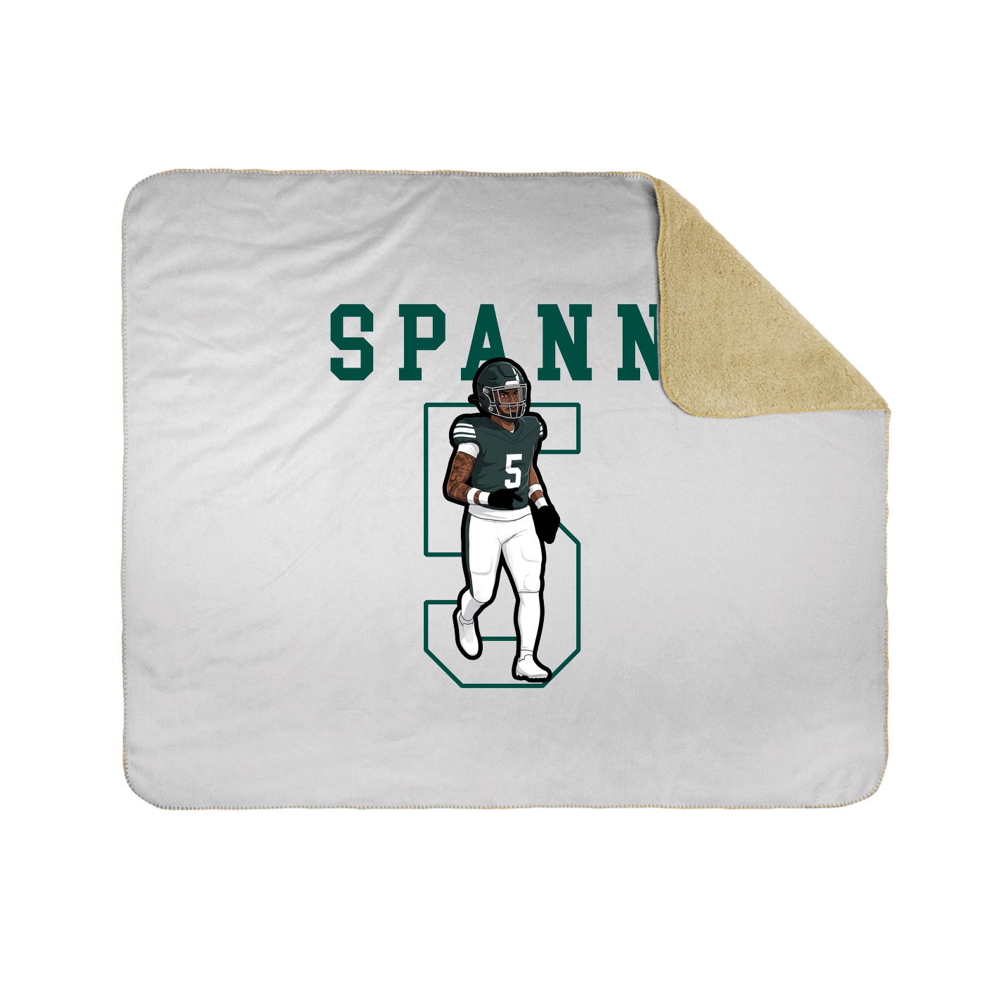 Throw Blanket — Shirsey in White