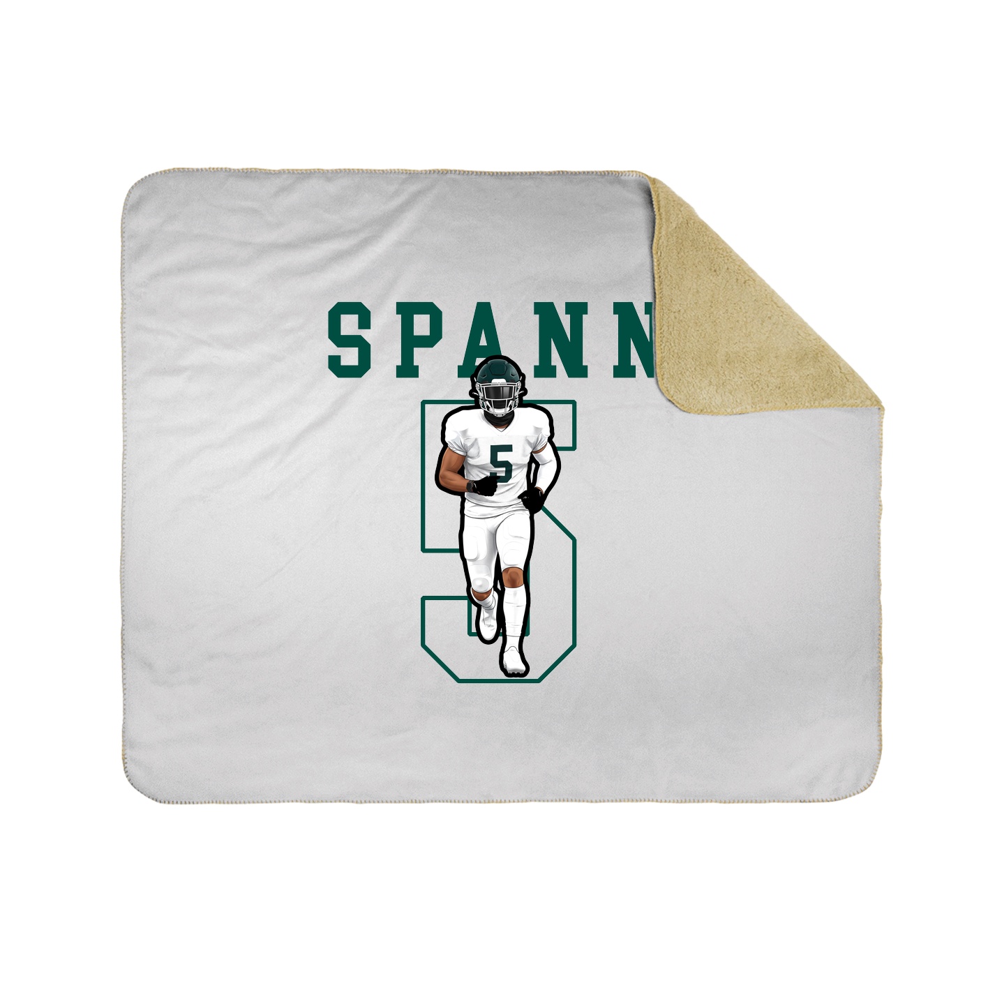 Throw Blanket — Shirsey in White