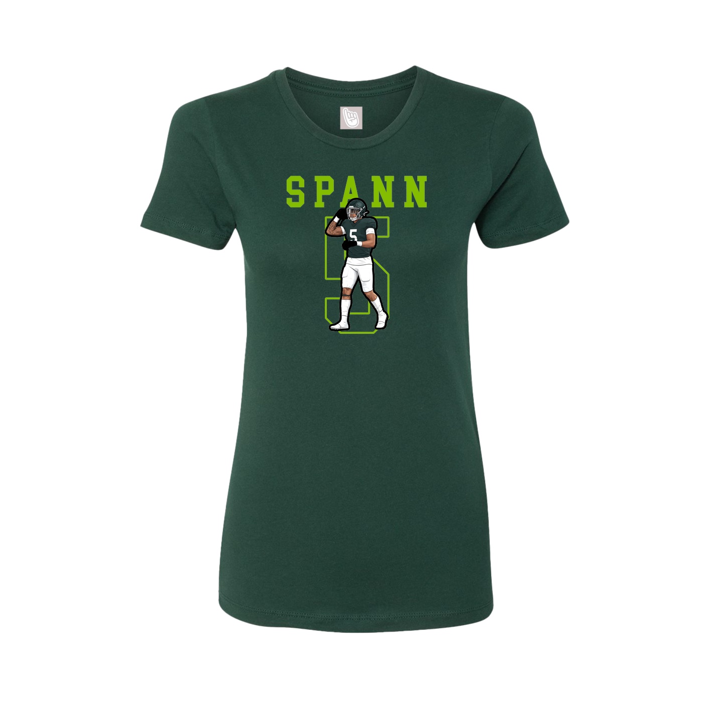 Fitted Women's Tee — Shirsey in Green