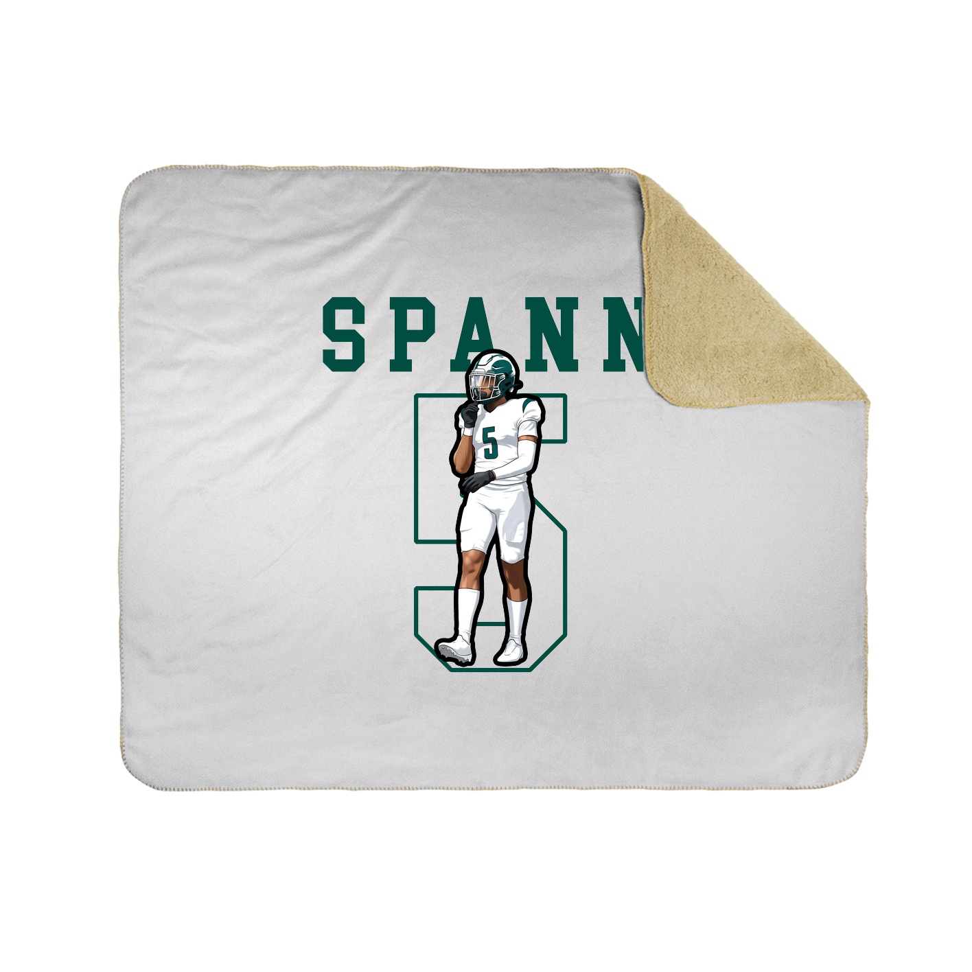 Throw Blanket — Shirsey in White