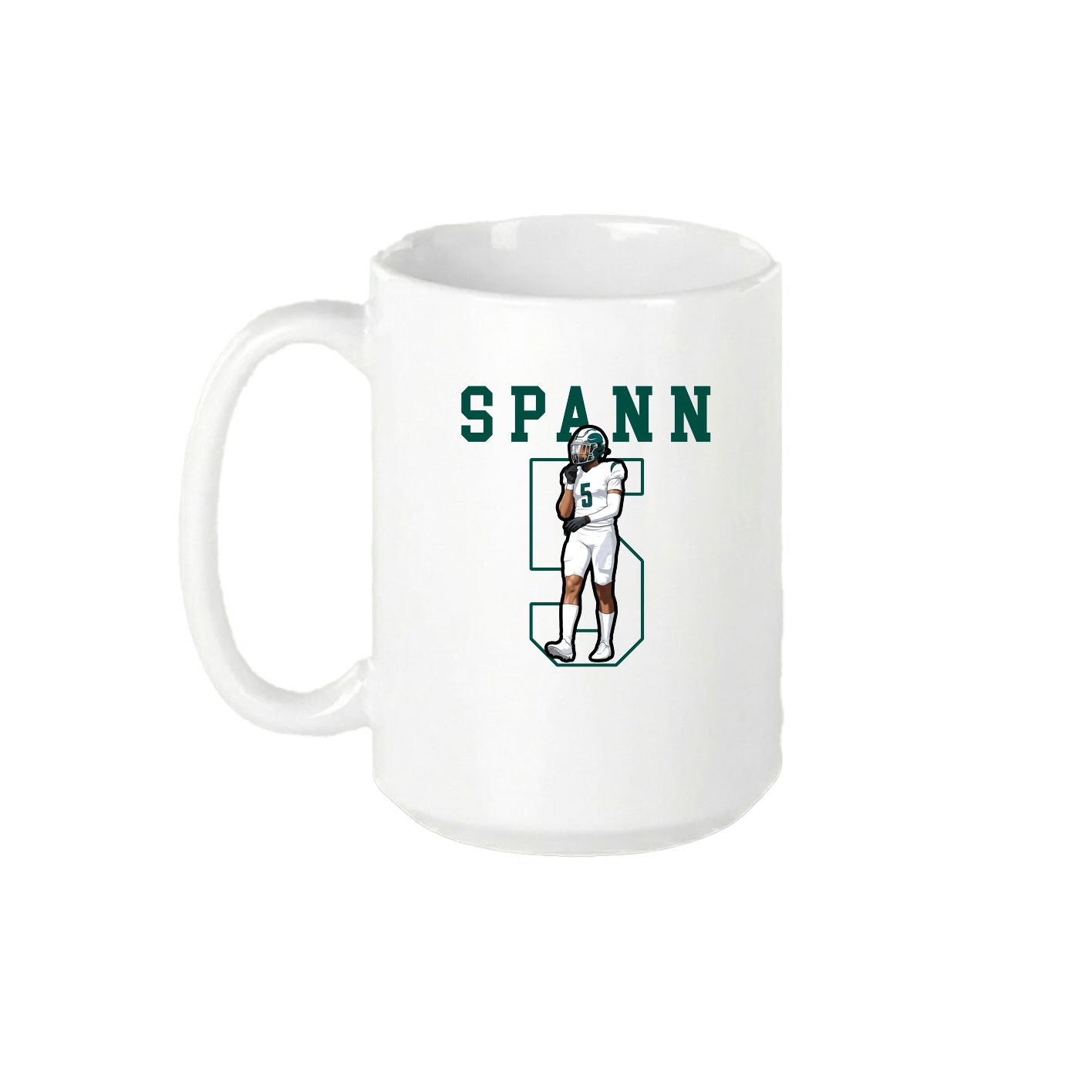15oz Coffee Mug — Shirsey in White