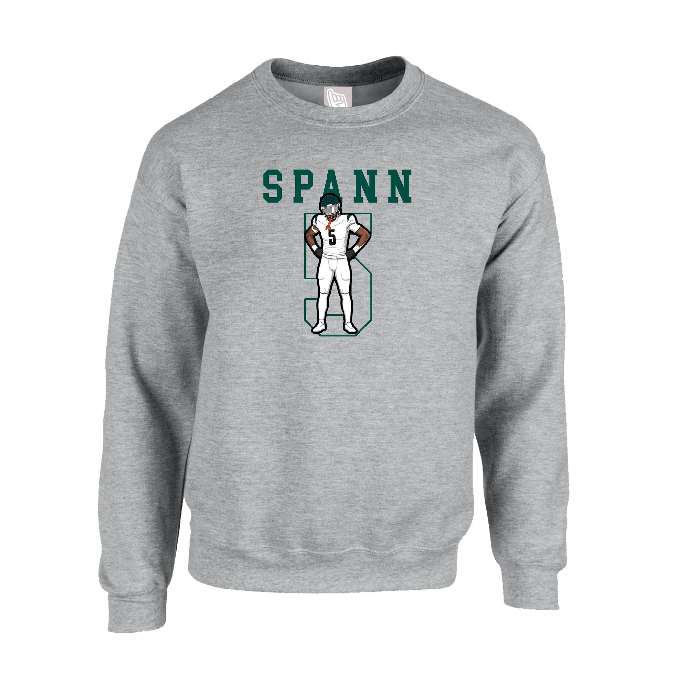 Fleece Crew — Shirsey in Grey