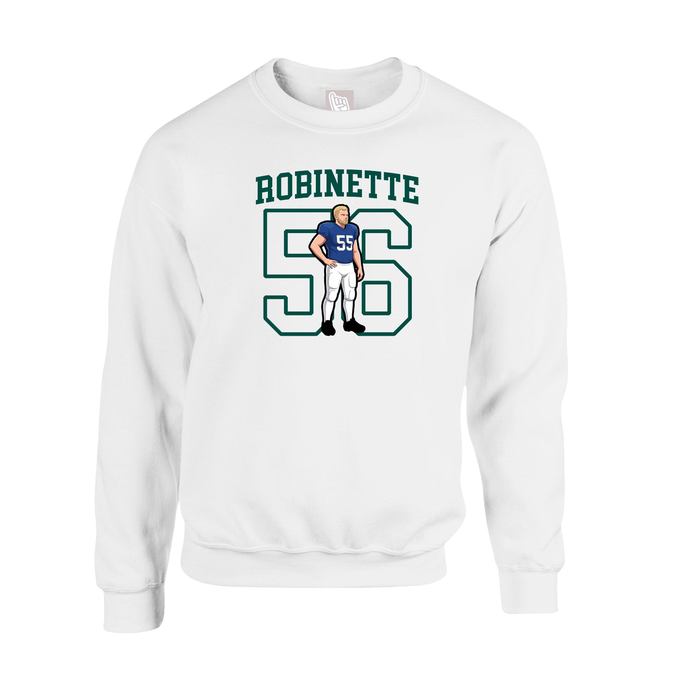 Fleece Crew — Shirsey in White