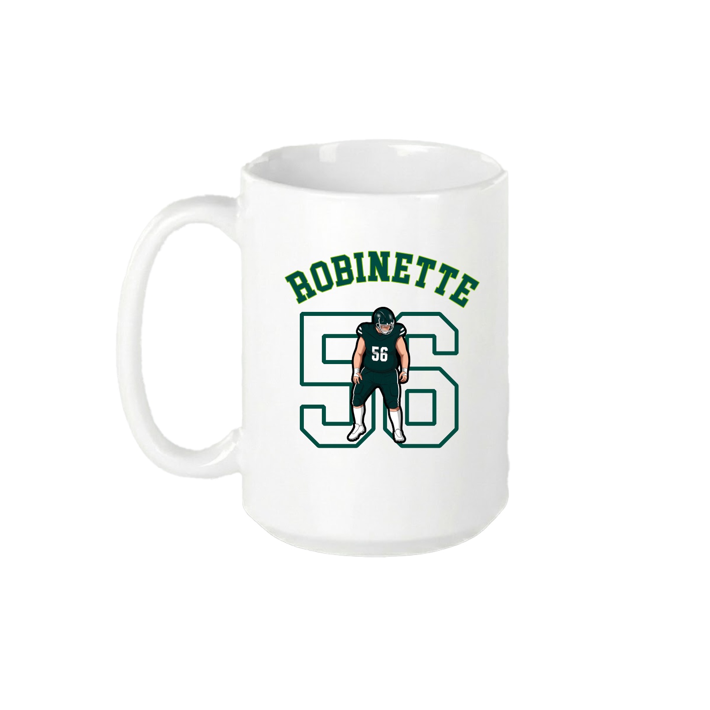 15oz Coffee Mug — Shirsey Arch in White