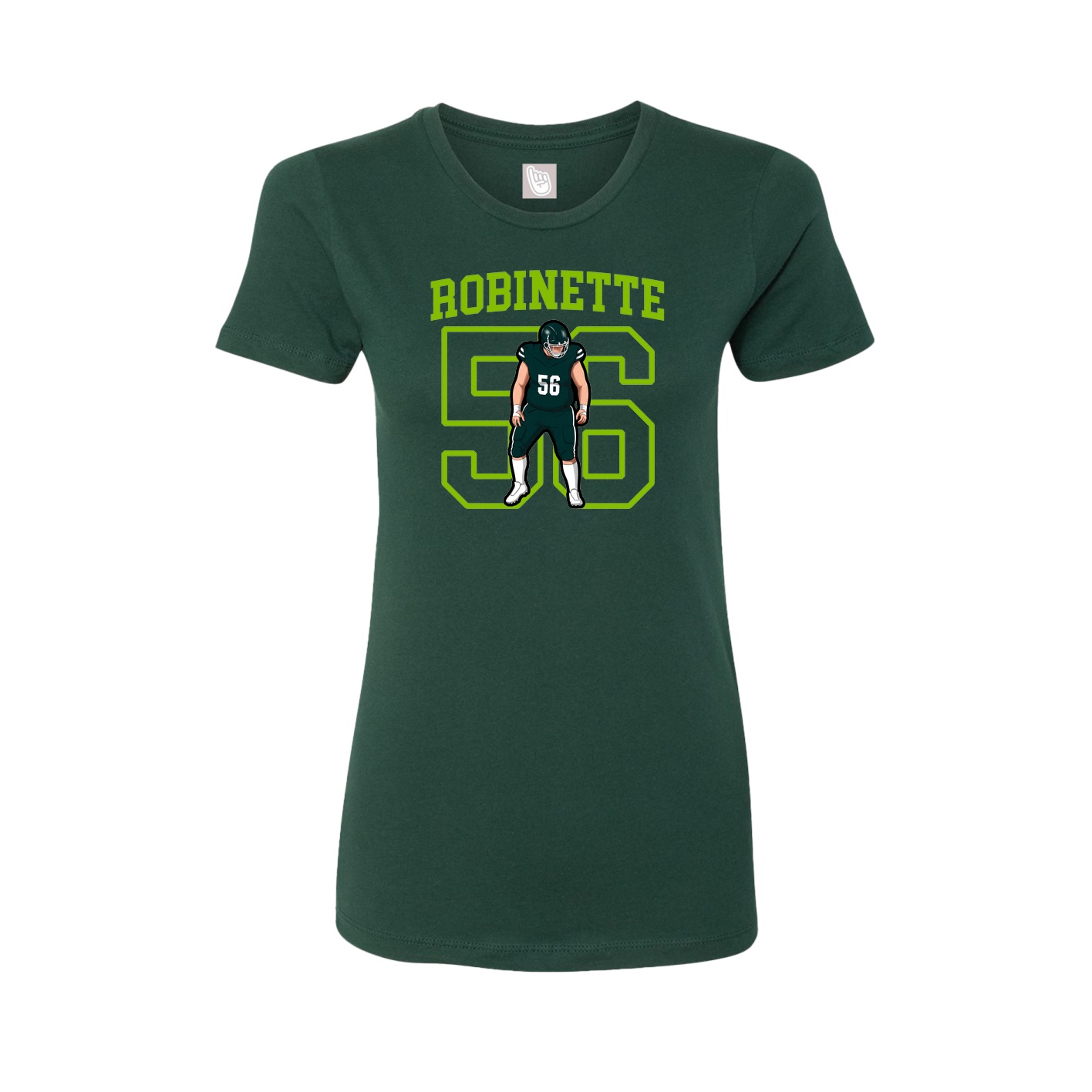 Fitted Women's Tee — Shirsey in Green