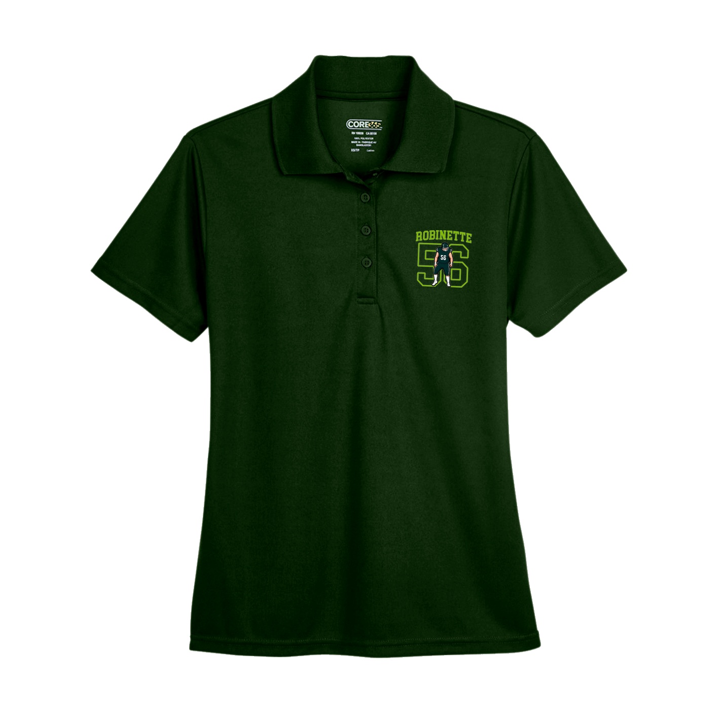 Womens Performance Polo — Shirsey in Green