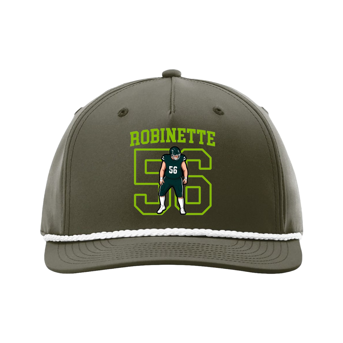 Five-Panel Classic Rope Cap — Shirsey in Green