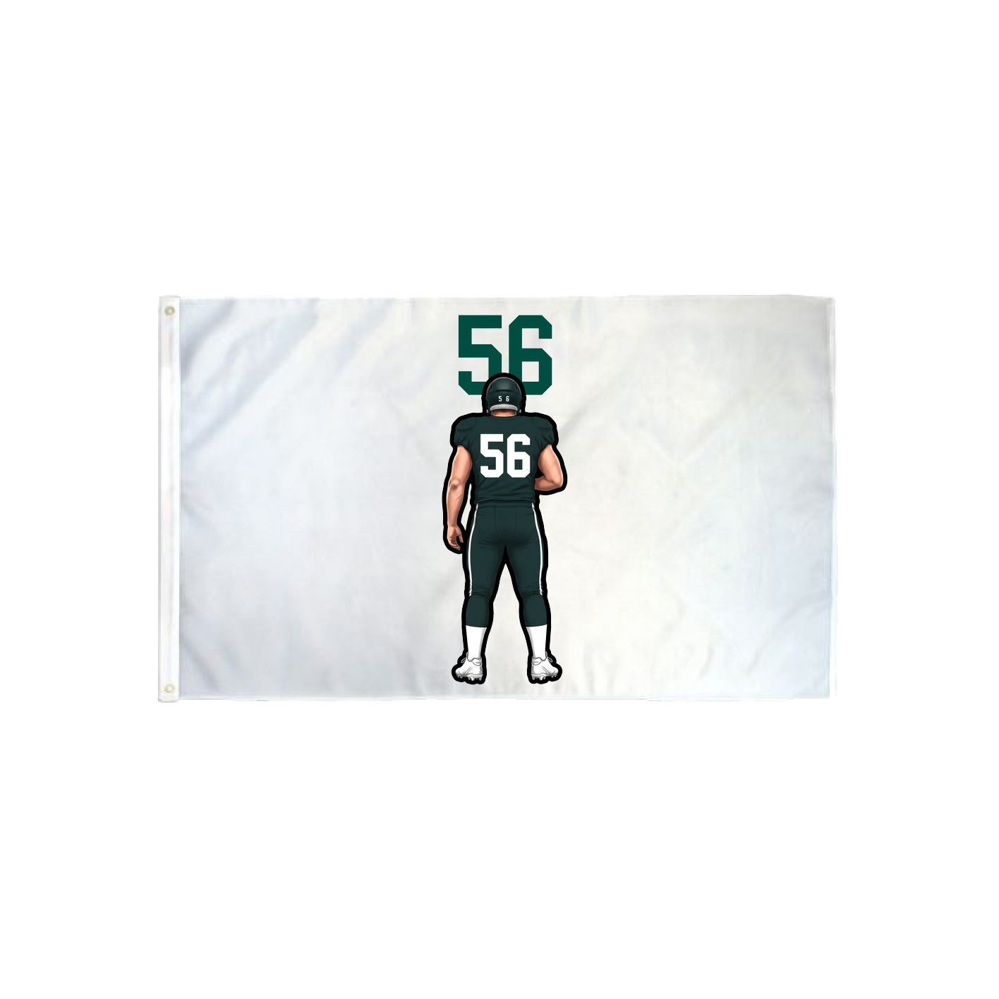3x5 Flag — Number Top in Classic