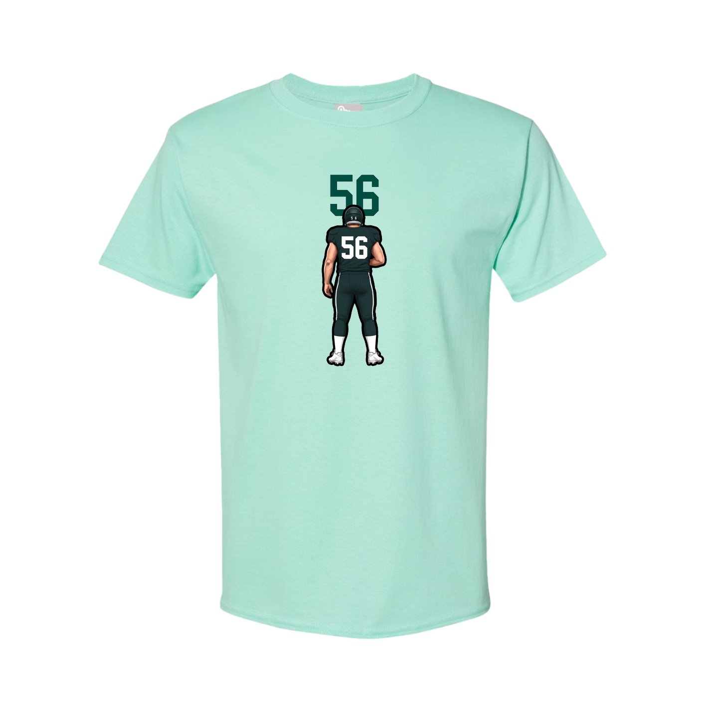 Tee — Number Top in Green