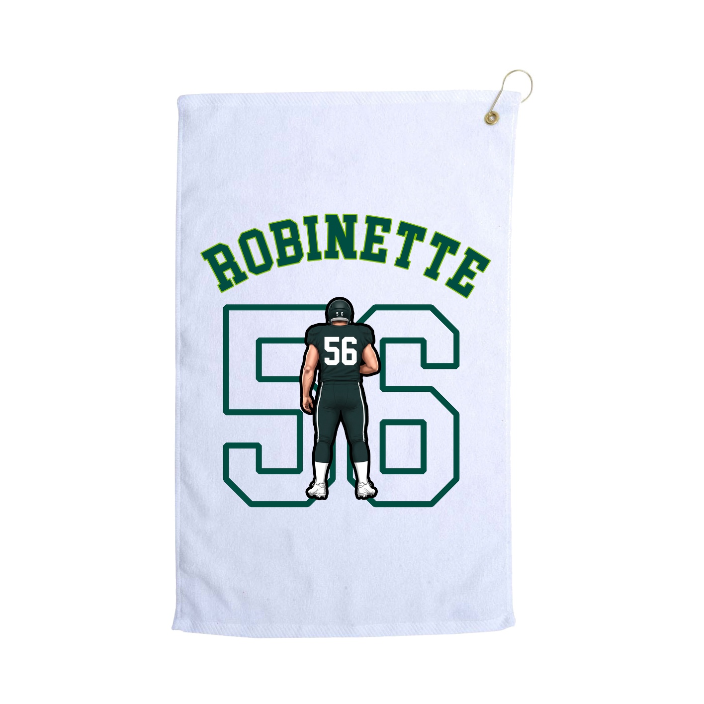 Golf Towel — Shirsey Arch in White
