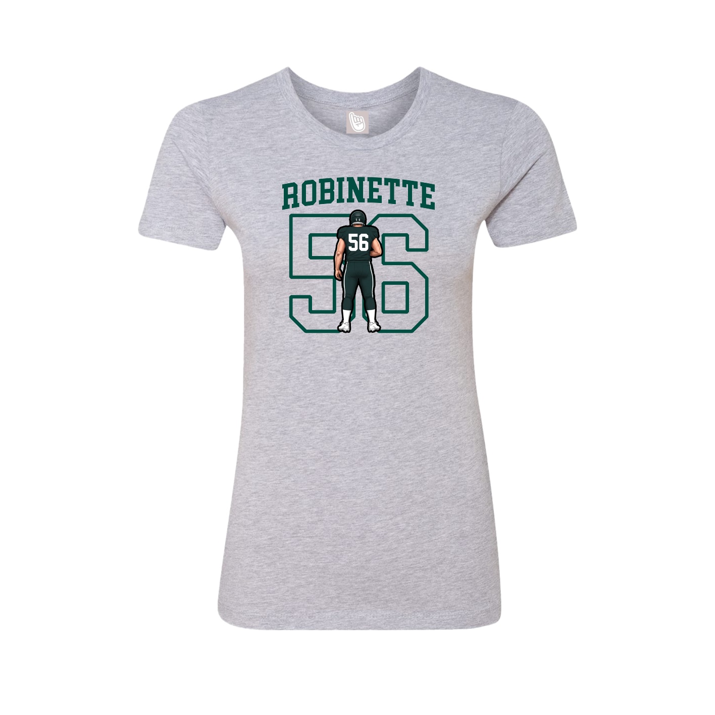 Fitted Women's Tee — Shirsey in Grey