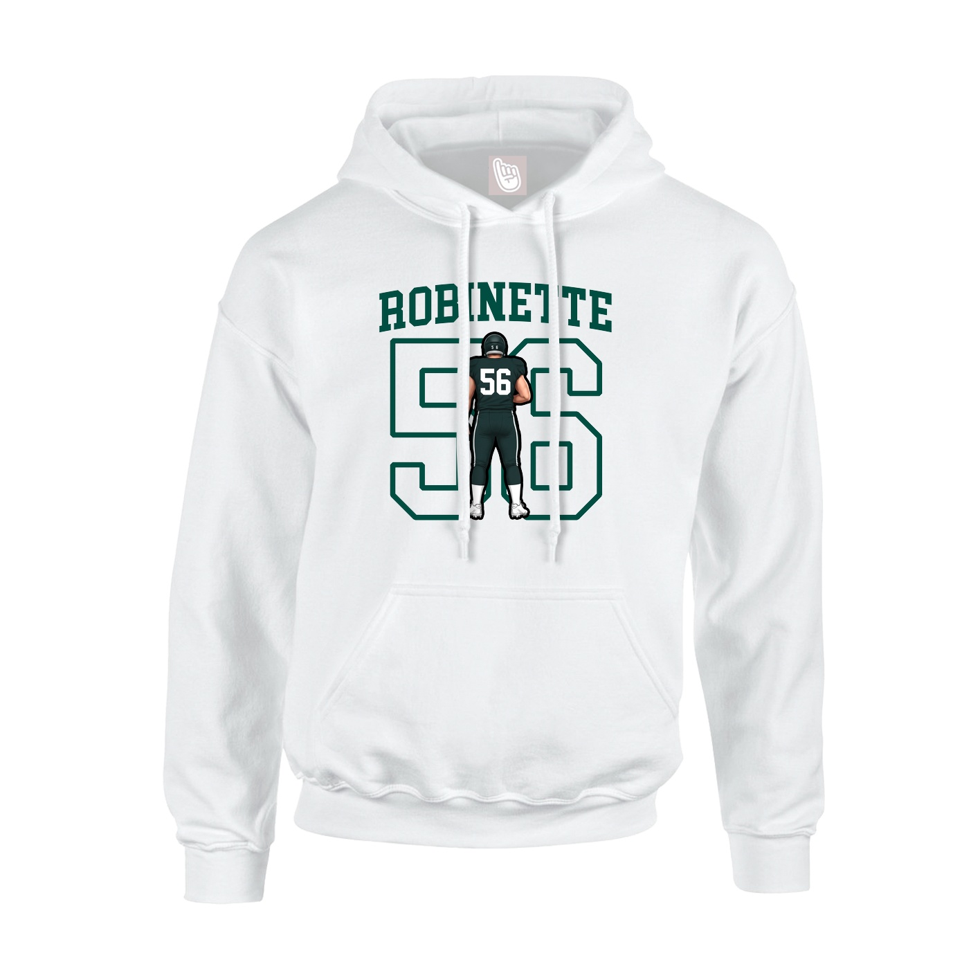 Youth Hoodie — Shirsey in White