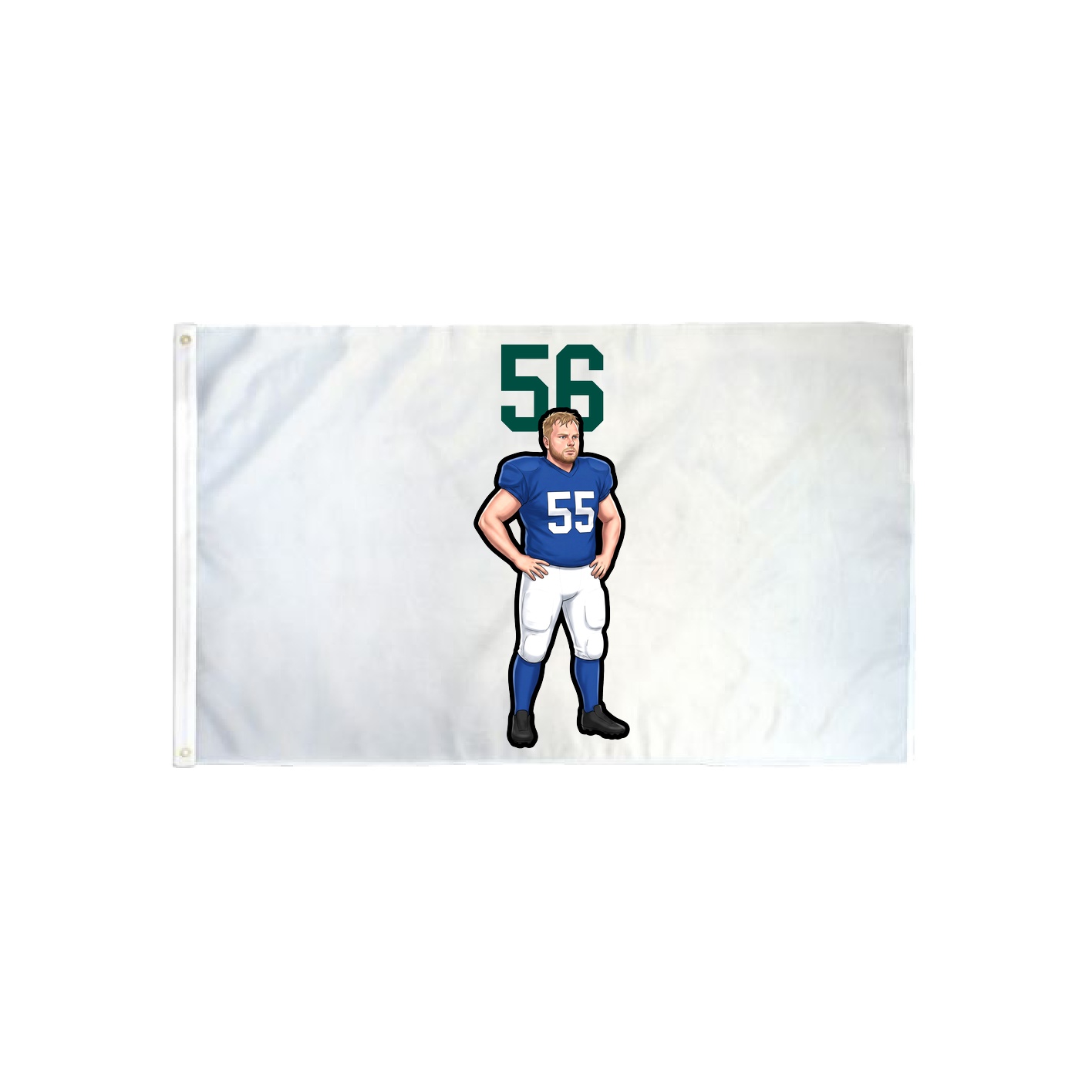 3x5 Flag — Number Top in Classic