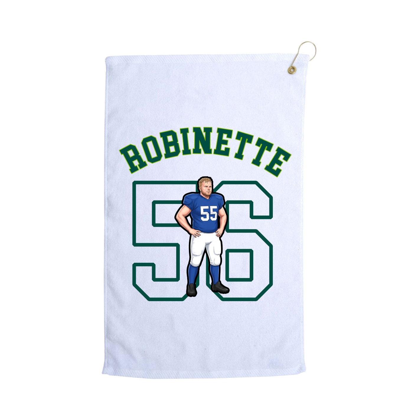 Golf Towel — Shirsey Arch in White