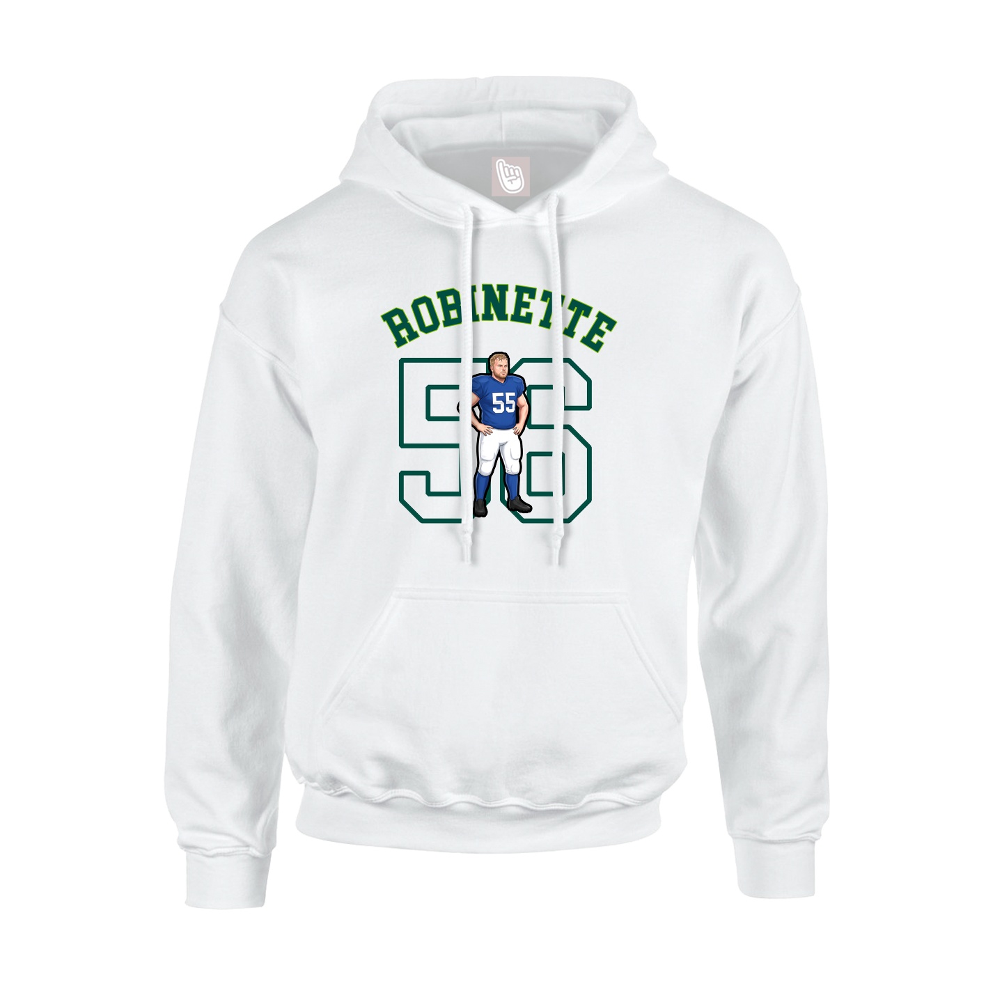 Youth Hoodie — Shirsey Arch in White