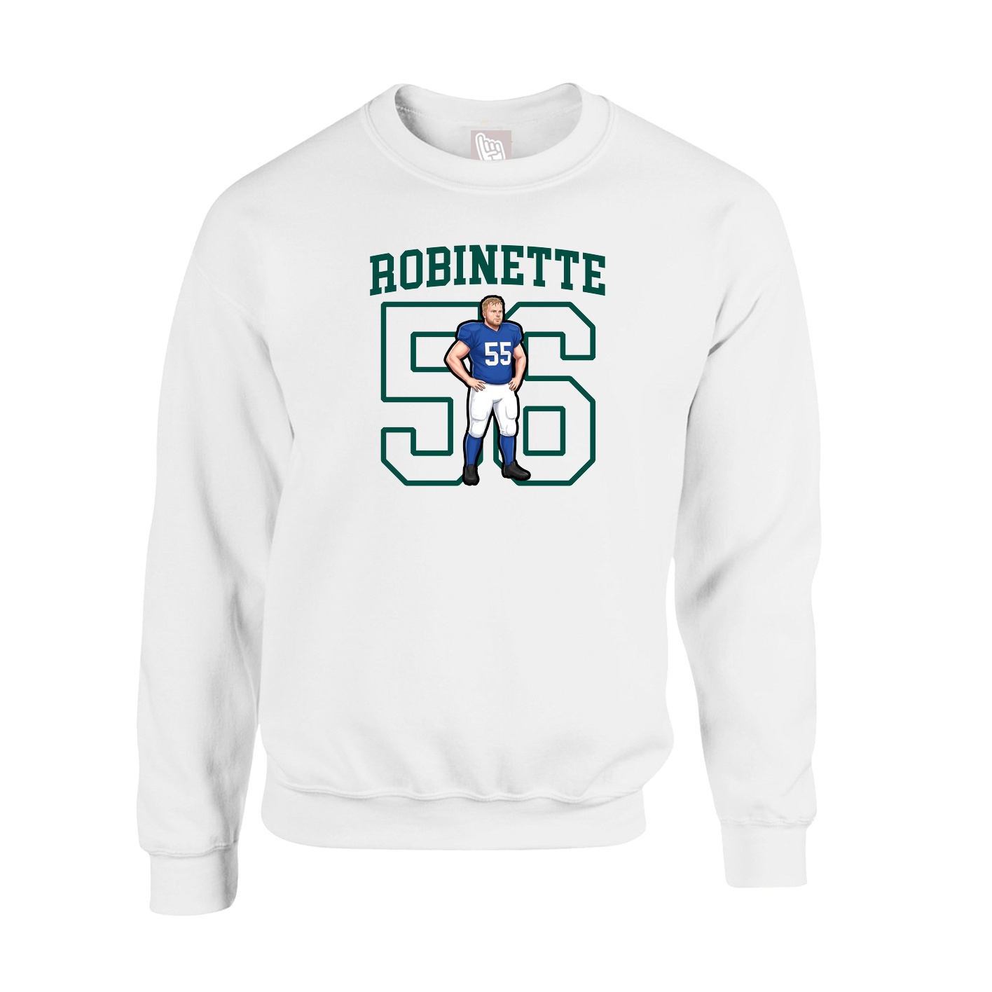 Fleece Crew — Shirsey in White