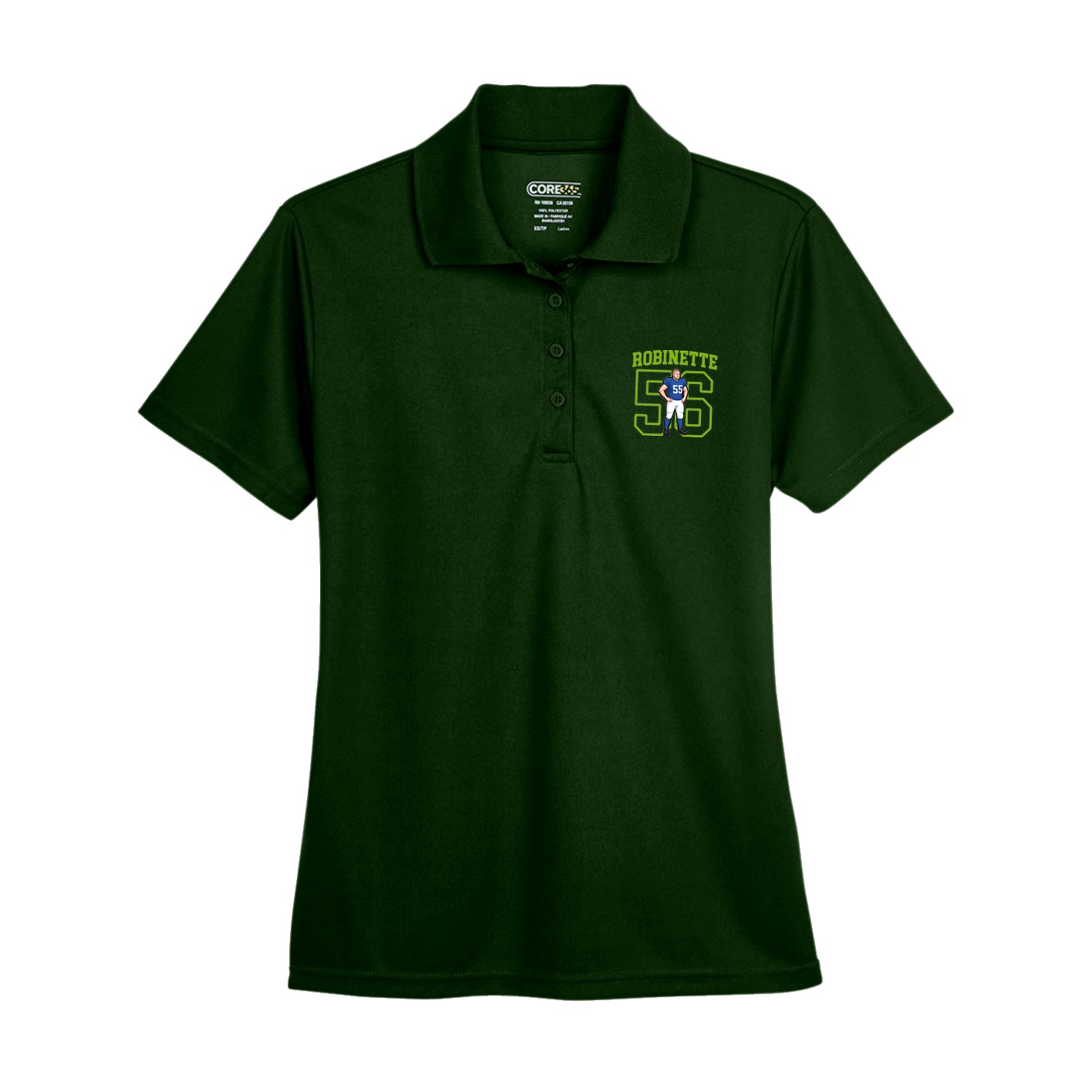 Womens Performance Polo — Shirsey in Green
