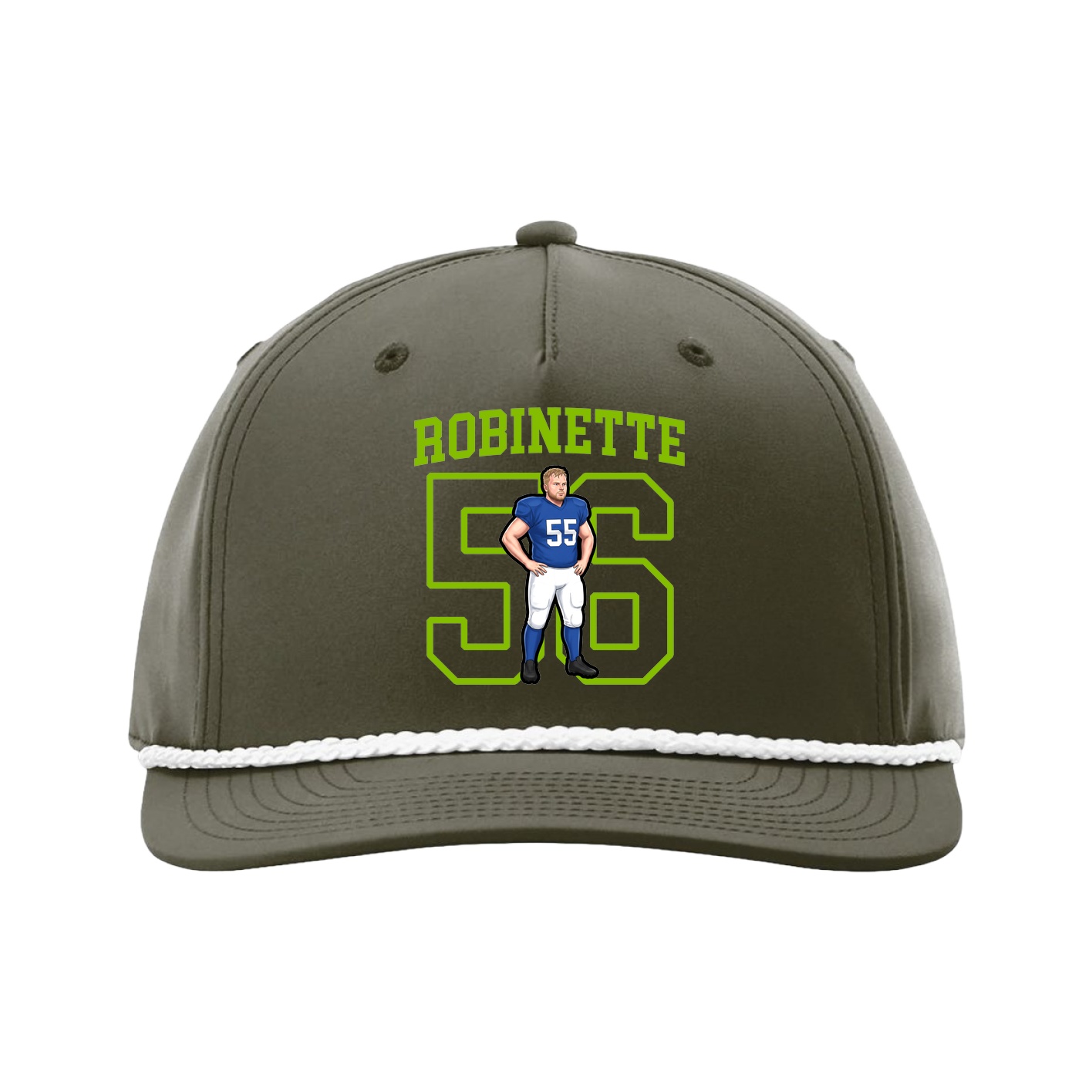 Five-Panel Classic Rope Cap — Shirsey in Green