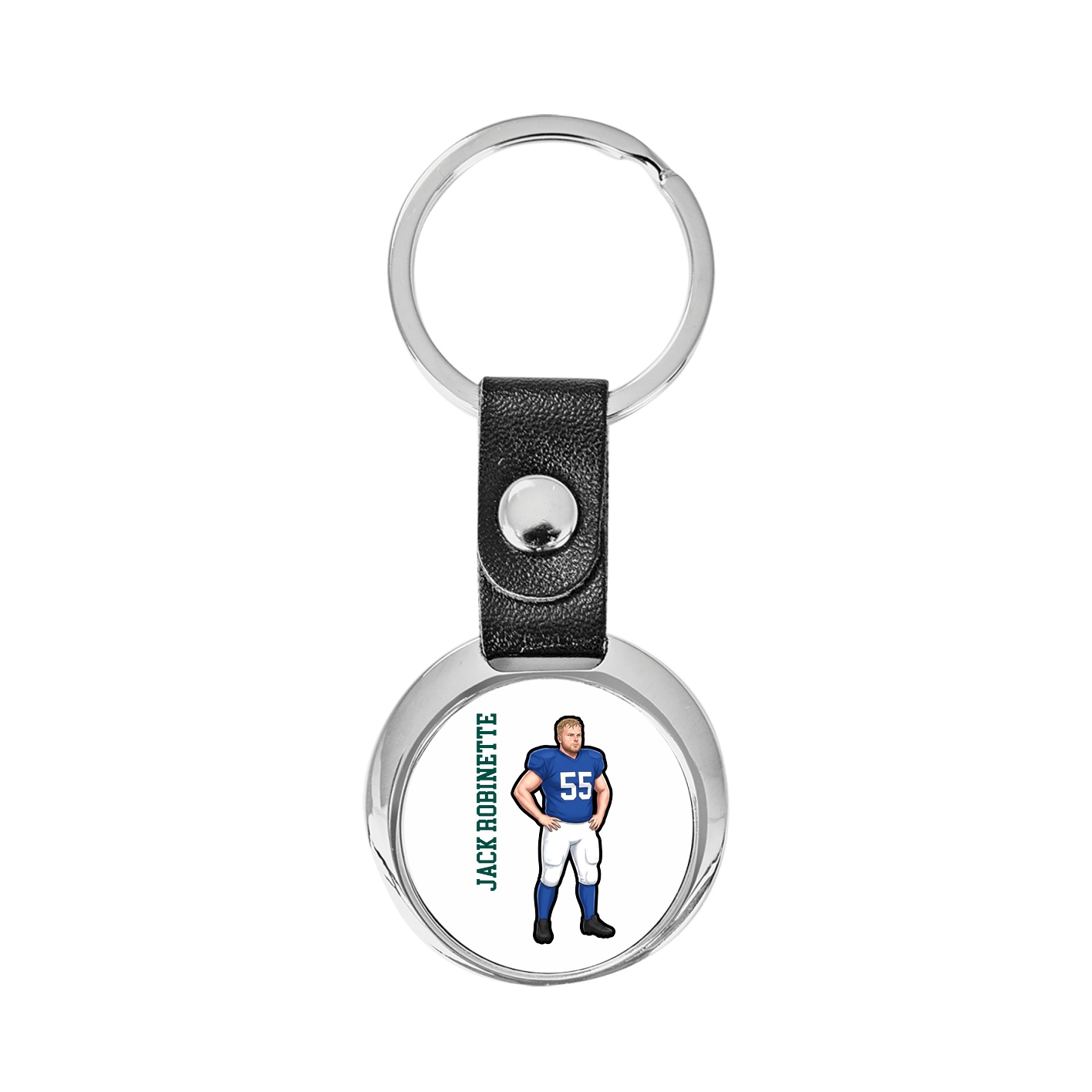 Key Chain — Name Vertical in Classic