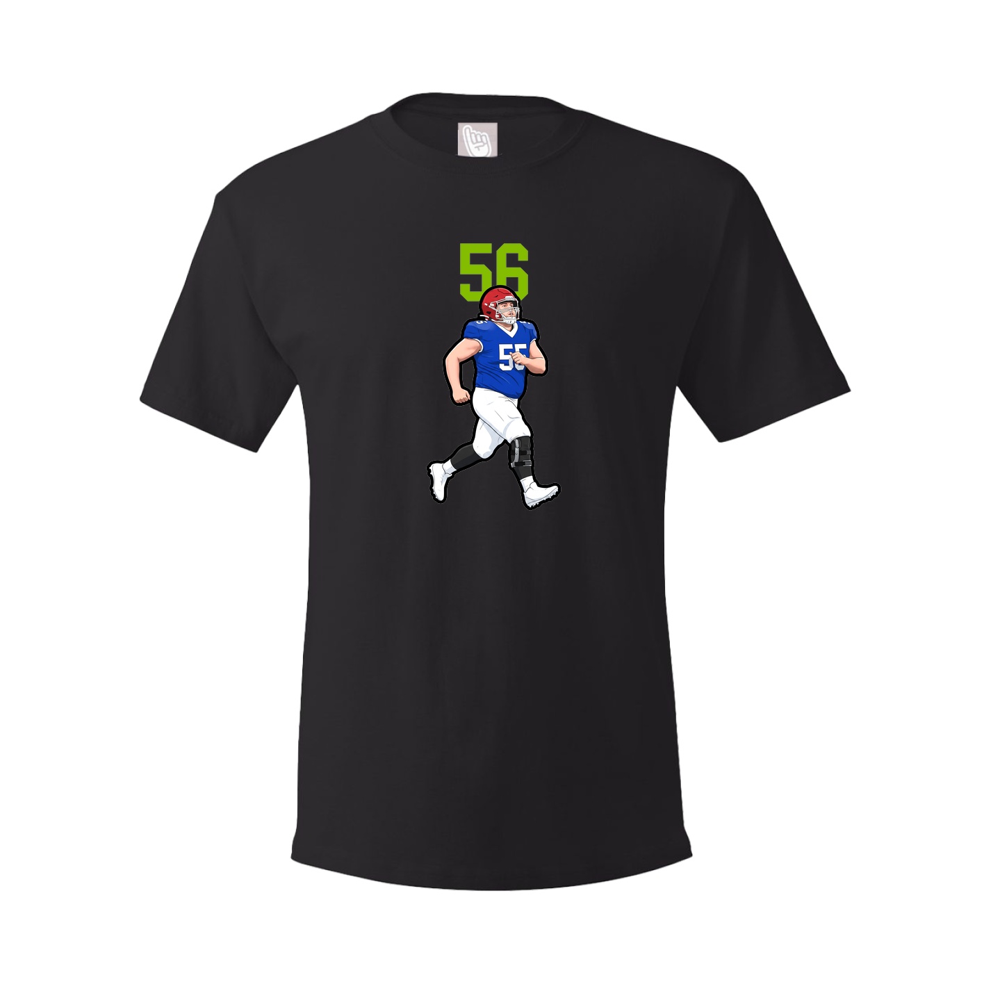 Tee — Number Top in Black