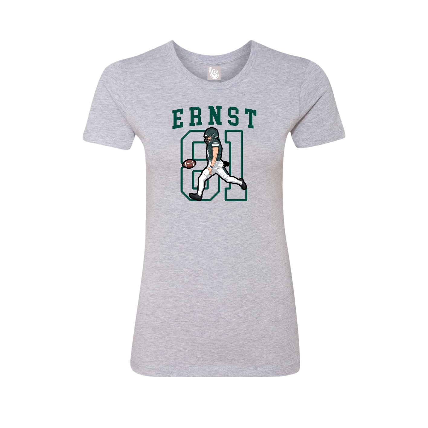 Fitted Women's Tee — Shirsey in Grey