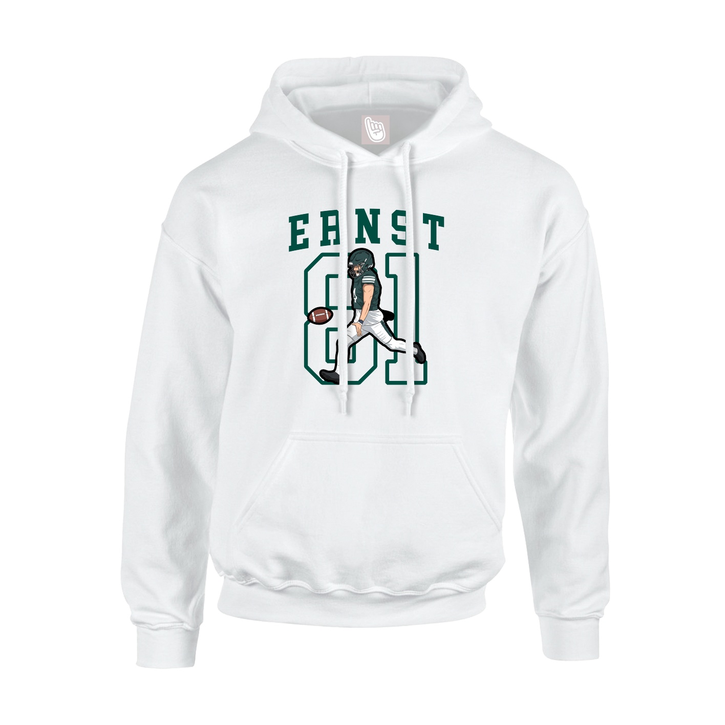 Youth Hoodie — Shirsey in White