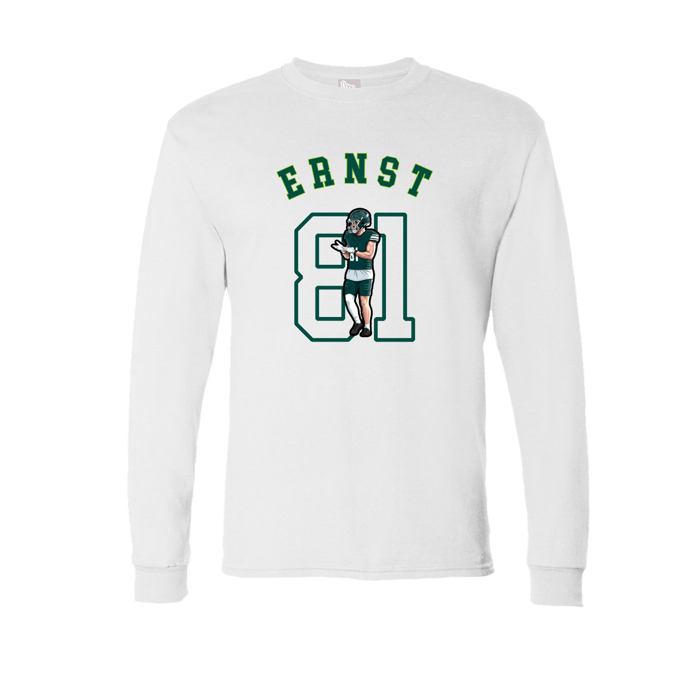 Long Sleeve Tee — Shirsey Arch in White