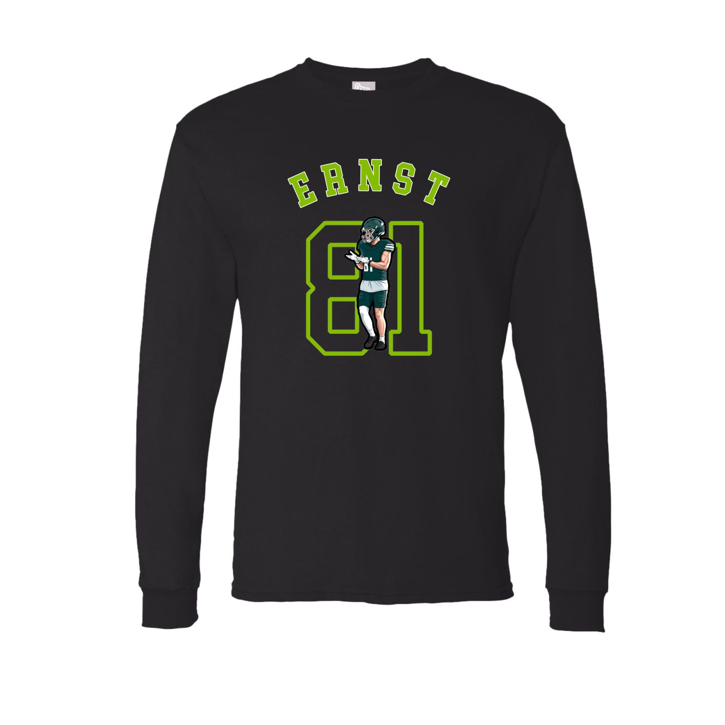 Long Sleeve Tee — Shirsey Arch in Black
