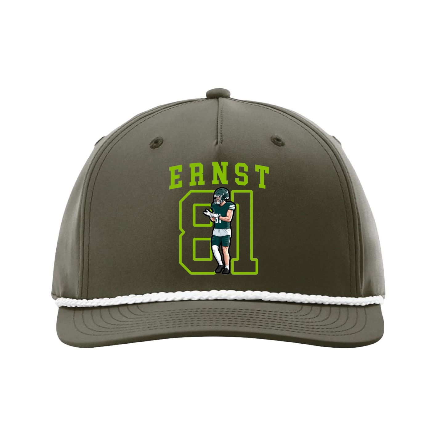 Five-Panel Classic Rope Cap — Shirsey in Green