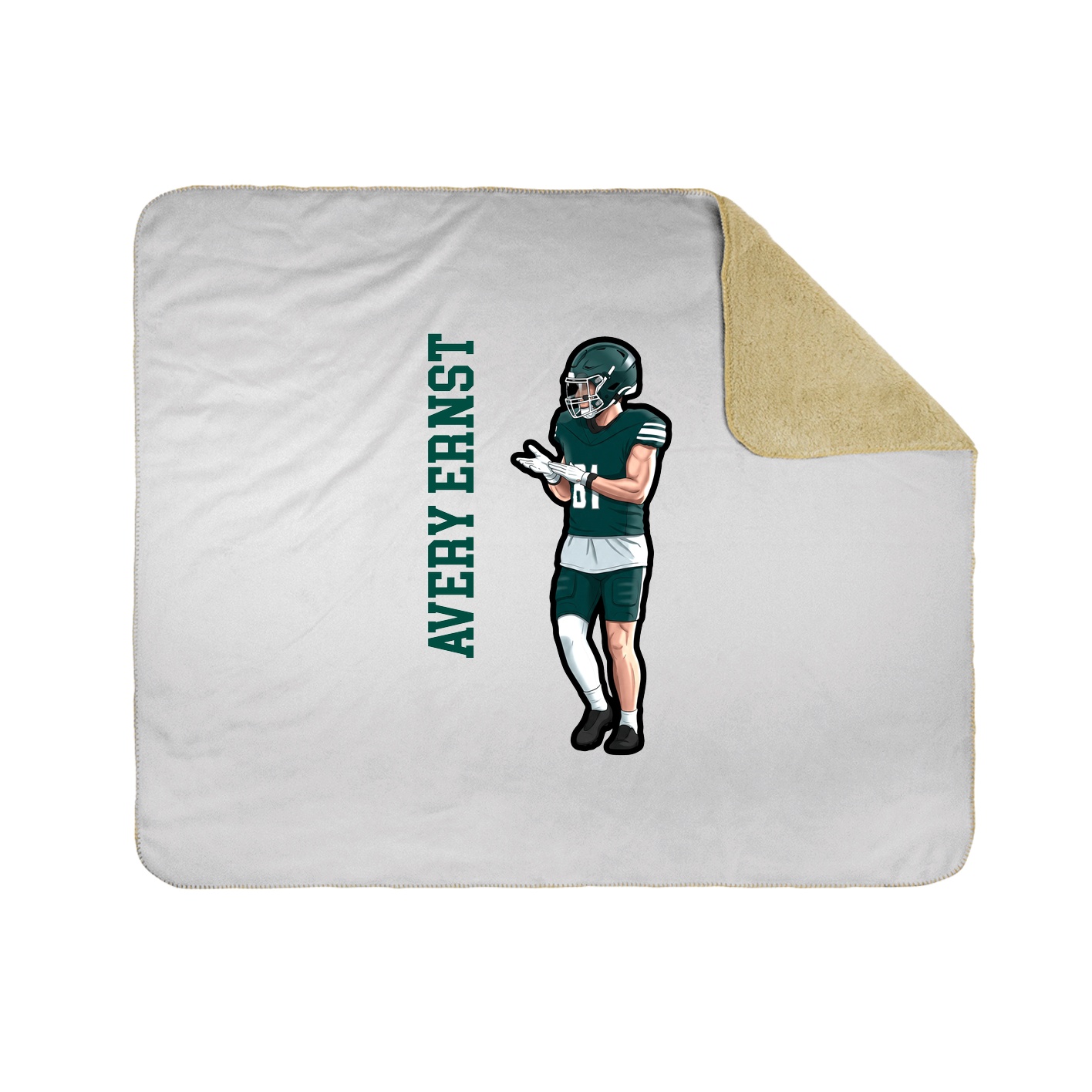50x60 Sherpa Lined Throw Blanket
