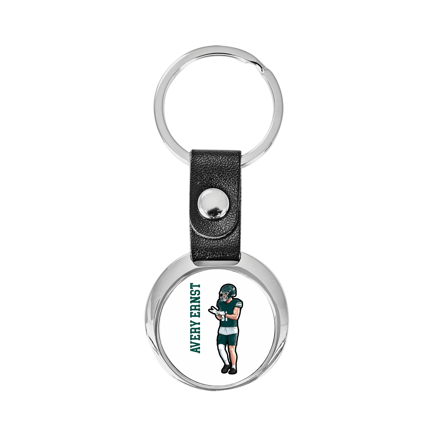 Key Chain — Name Vertical in Classic