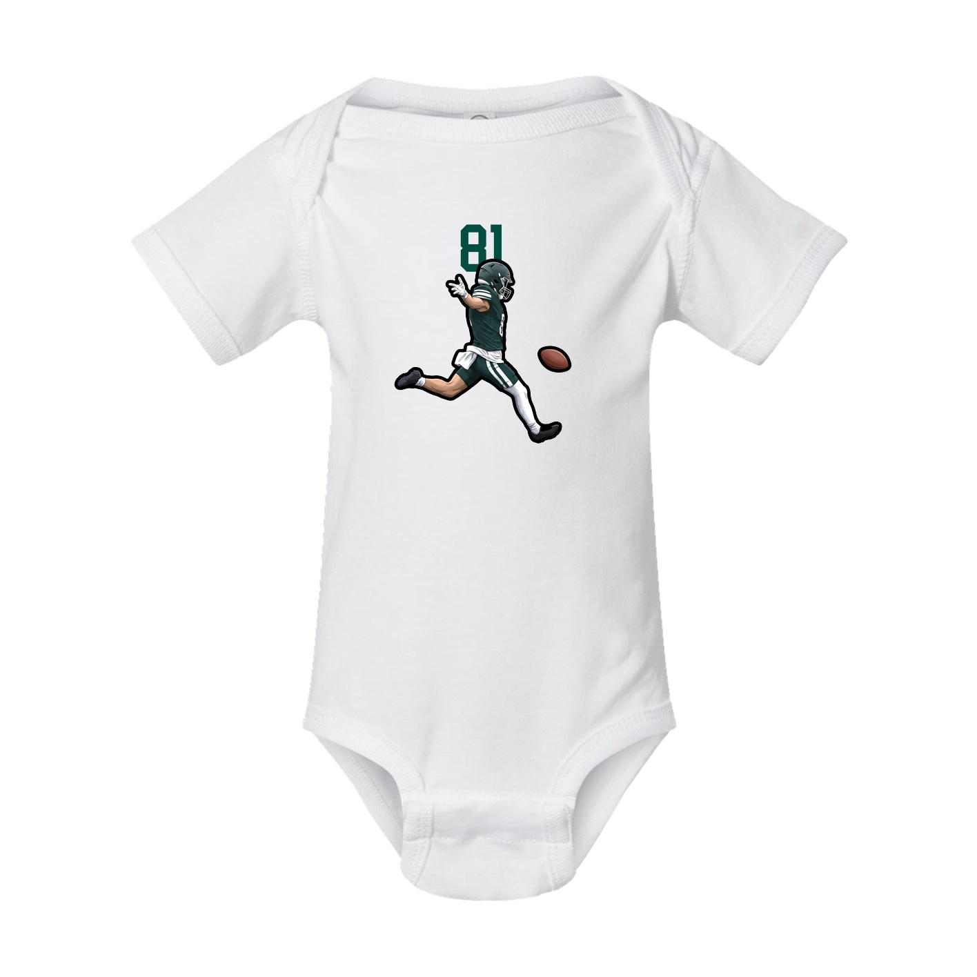 Baby Onesie — Number Top in White