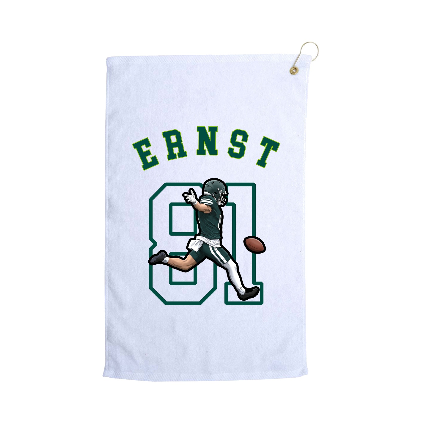 Golf Towel — Shirsey Arch in White