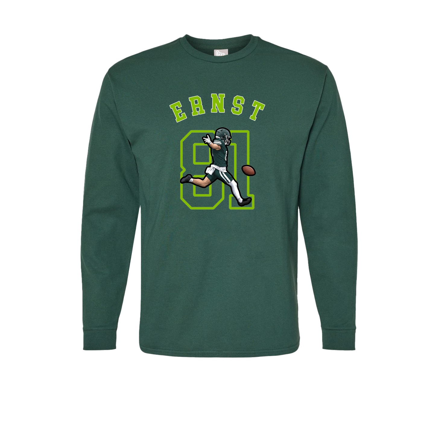 Long Sleeve Tee — Shirsey Arch in Green