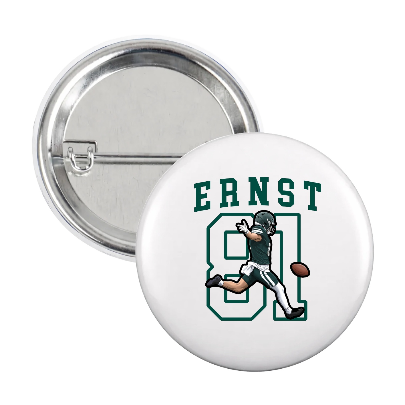 Game Day Button — Shirsey in White