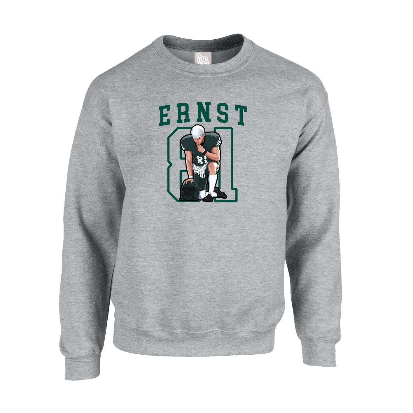 Fleece Crew — Shirsey in Grey