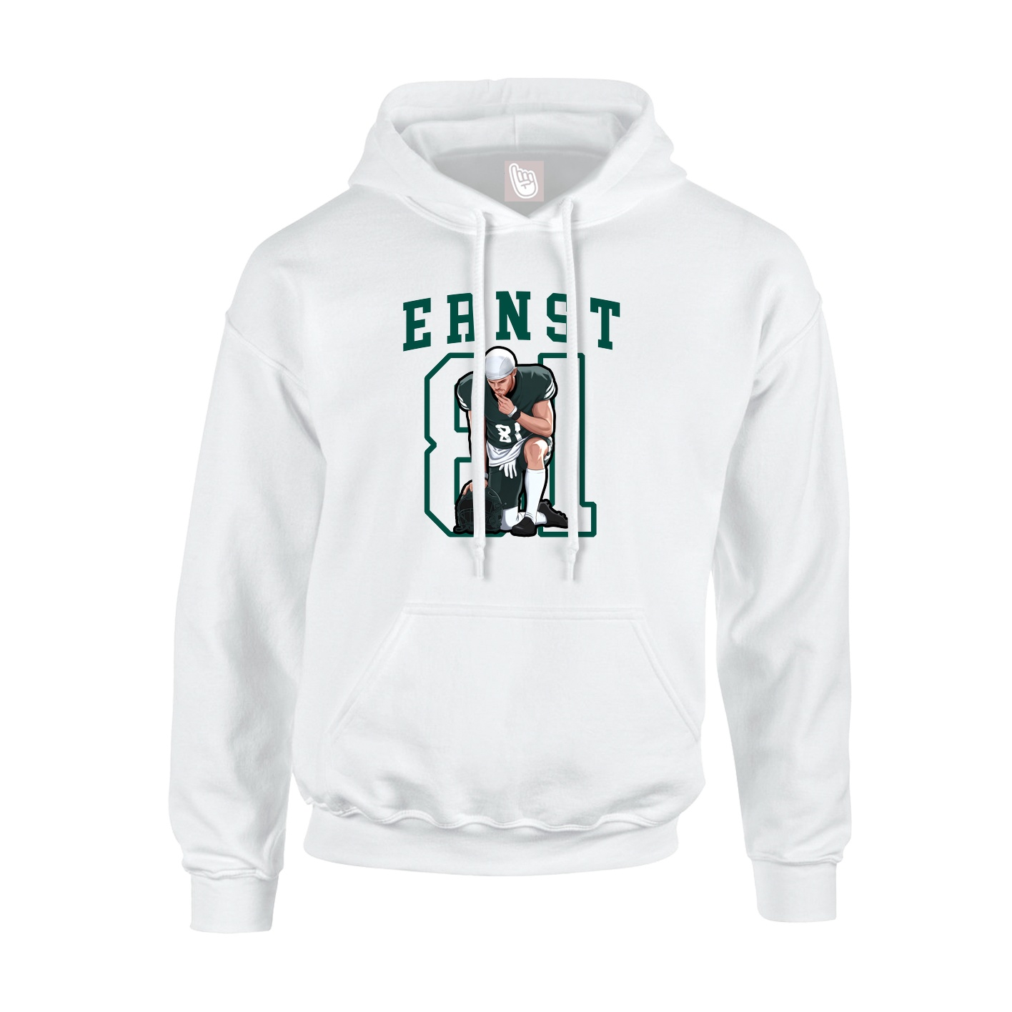 Youth Hoodie — Shirsey in White