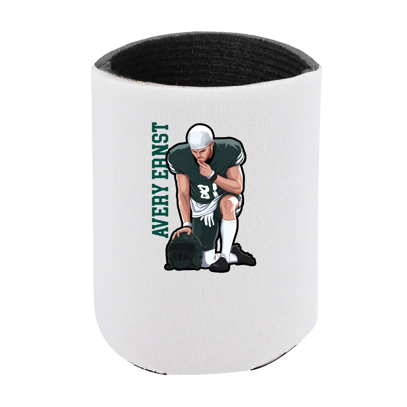 Can Holder — Name Vertical in White